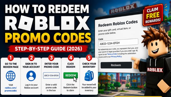 How to redeem Roblox promo codes